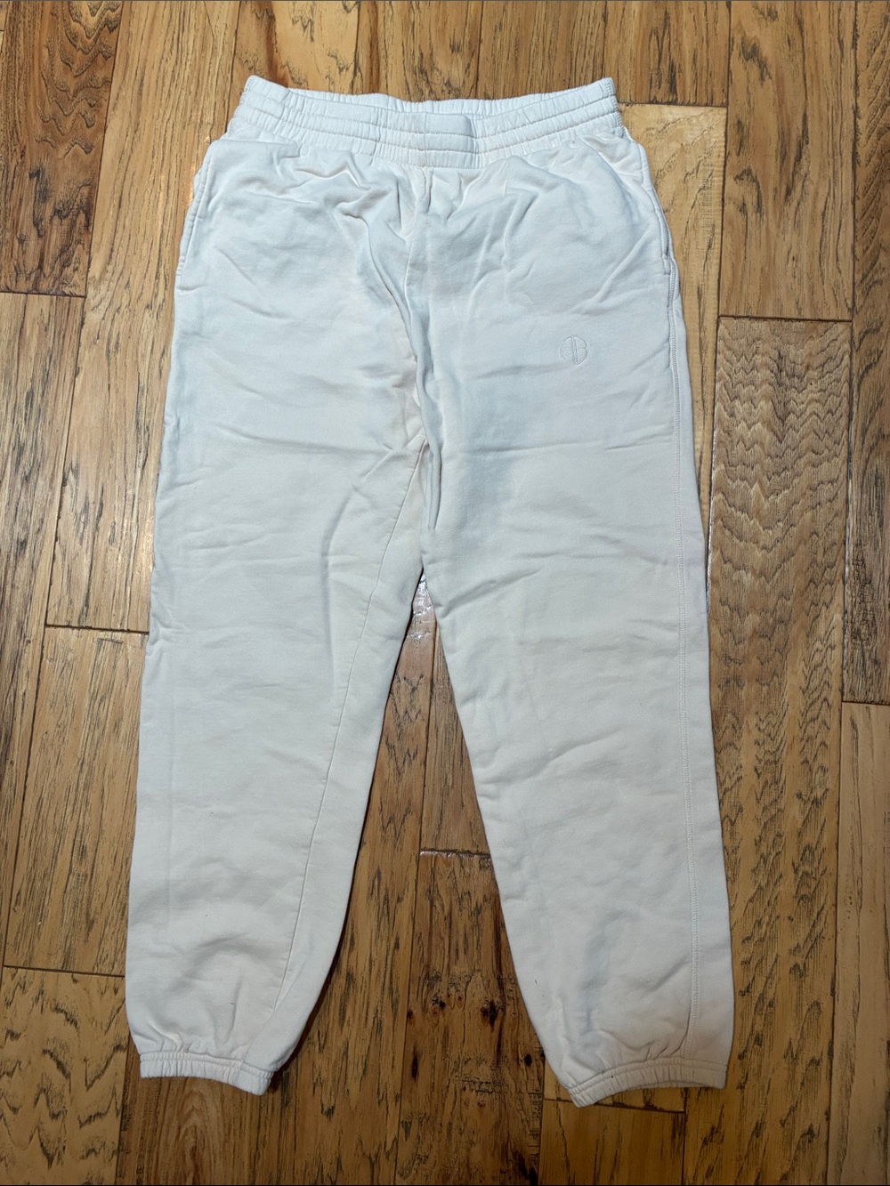 Anine Bing Kids White Sweat Joggers